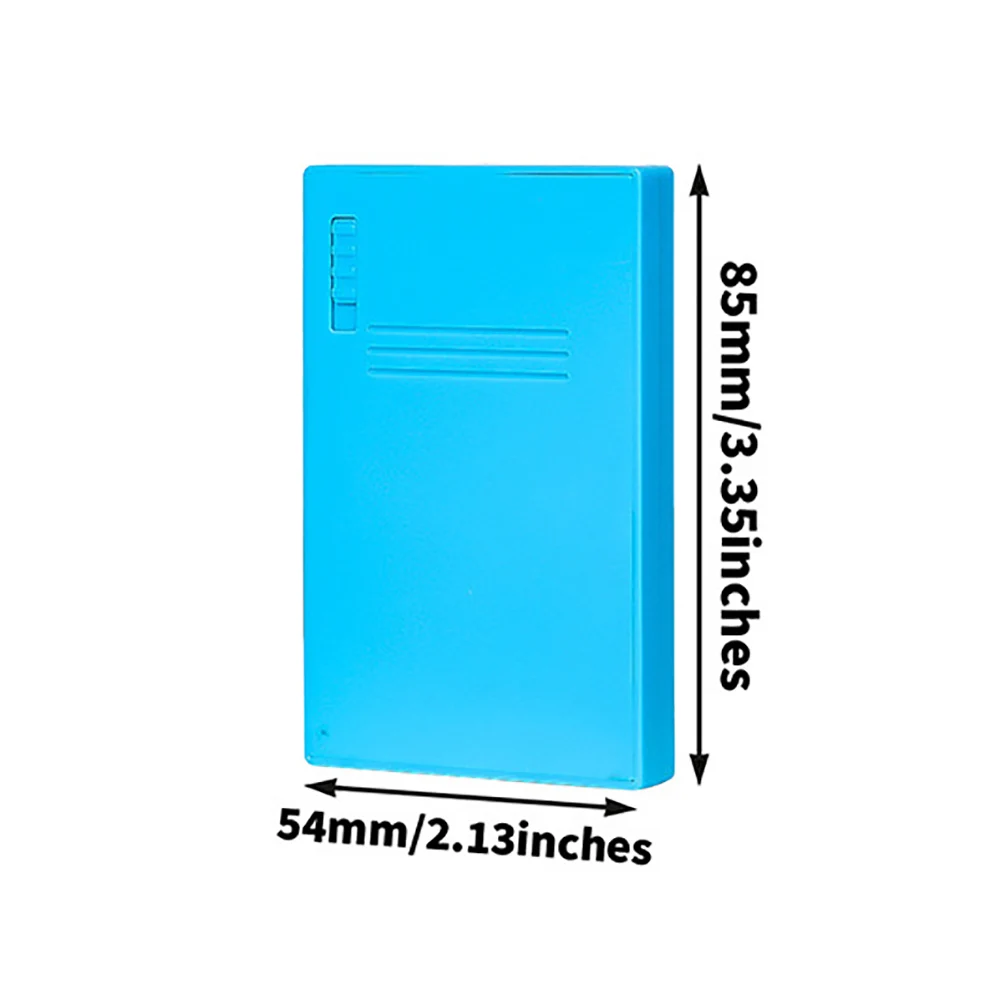 7 Compartments Plastic Snuff Box Container Case Sild Lid in Aluminum Straw Pocket Size Portable Storage 7 Slot Snuff Accessory