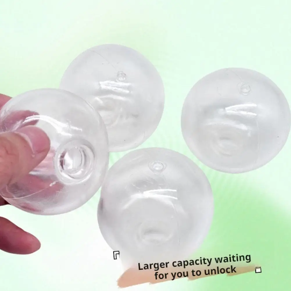 10PCs Sphere Jewelry TRP Casting Molds Tools DIY Empty Ball Skin Handmade Ball Decompression Slow Rebound Toy
