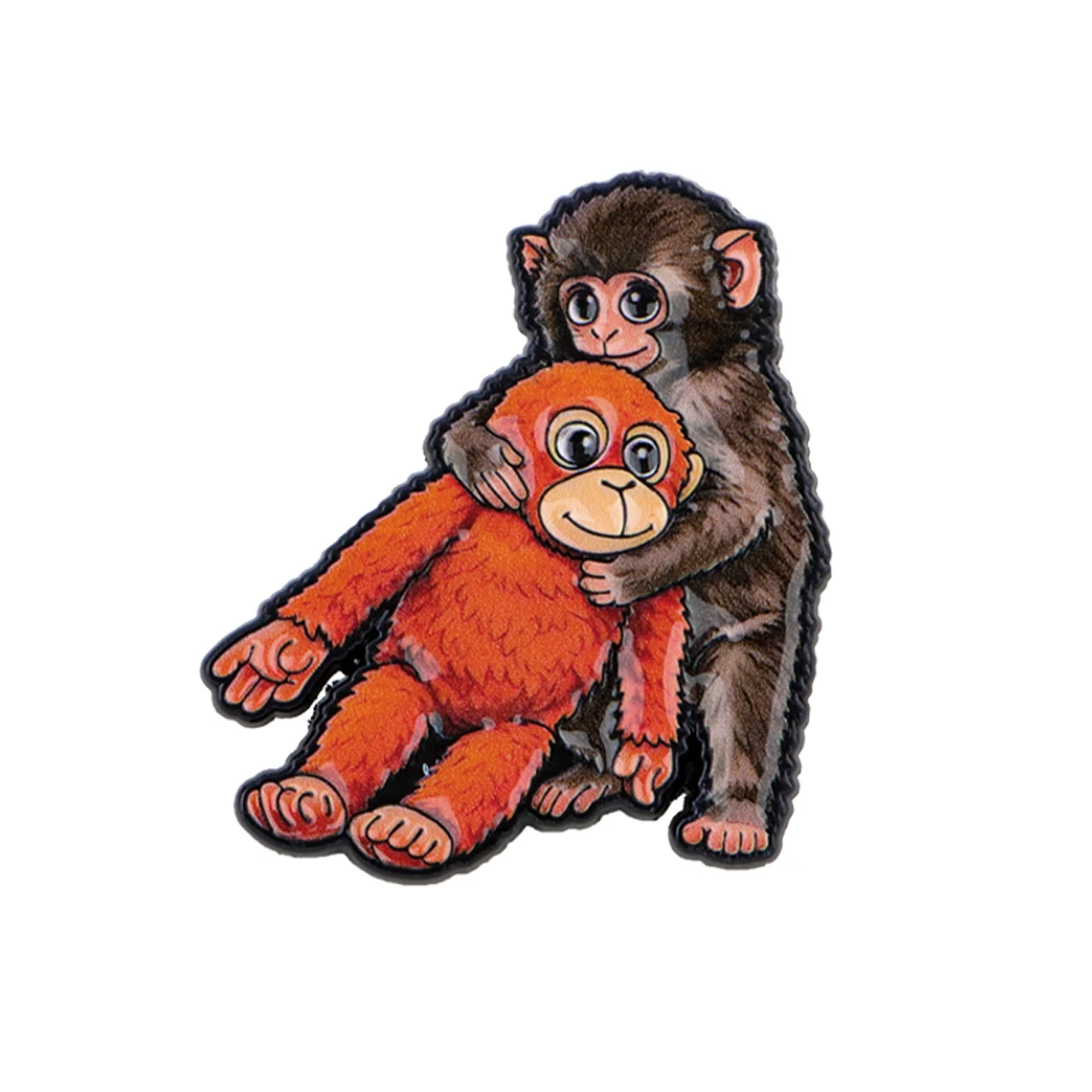 Cute Monkey Enamel Pin Cartoon Brooch Lapel Pins Badge on Backpack Clothing Accessories Fashion Jewelry Friends Gifts