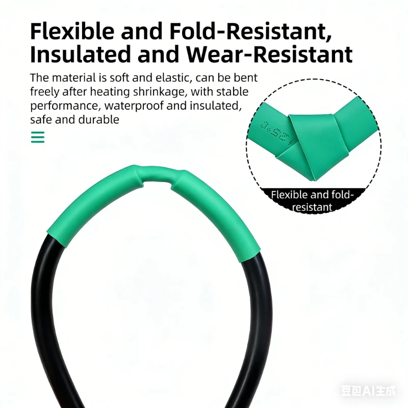 10Meters Heat Shrink Tube 2:1 Shrinkage Ratio Dia 0.6 0.8 1 1.5 2 2.5 3 4 5 6 mm Polyolefin Insulated Cable Sleeving 12 Colors