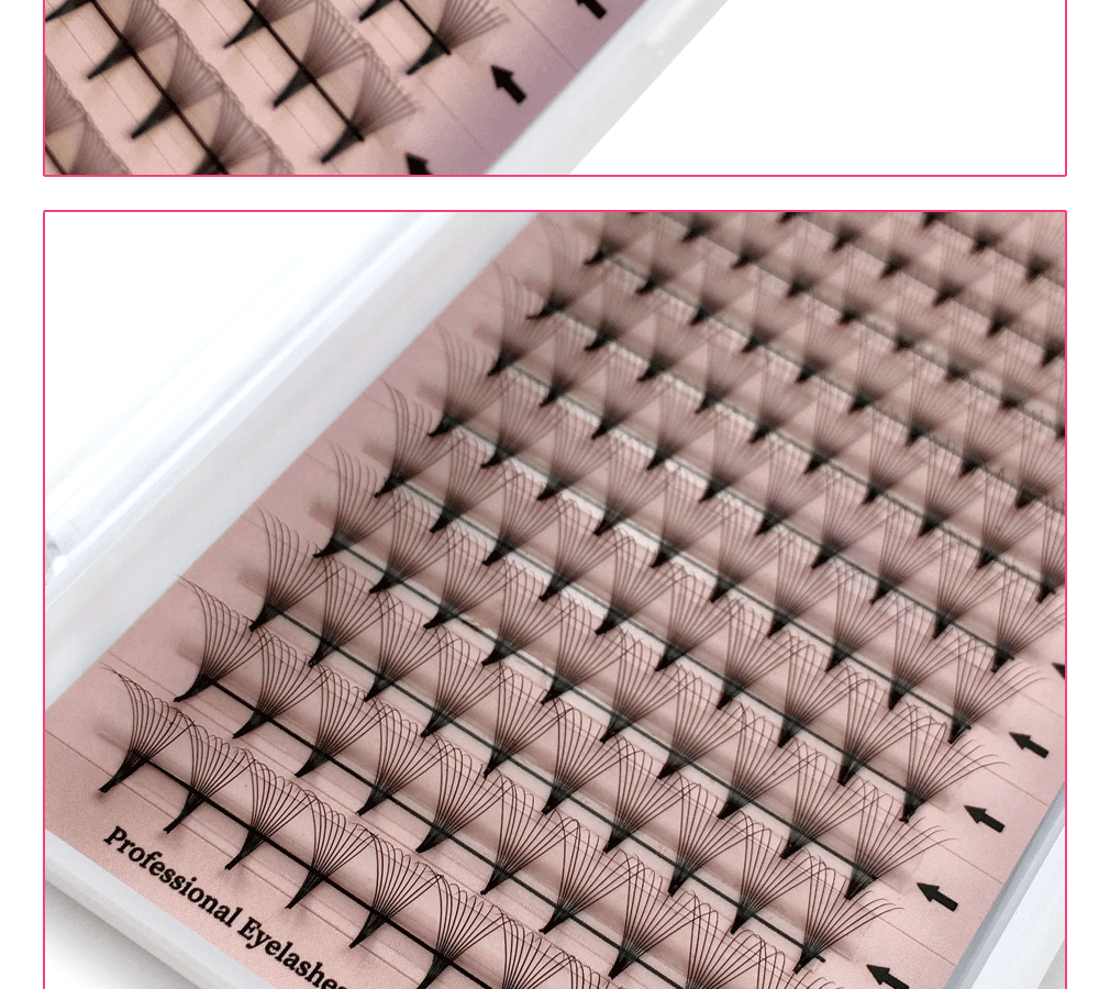 Goddess 3D/5D/6D/10D Premade Fan Eyelash Extensions Natural Soft Russian Volume Lashes Faux Mink Individual Lash Extensions