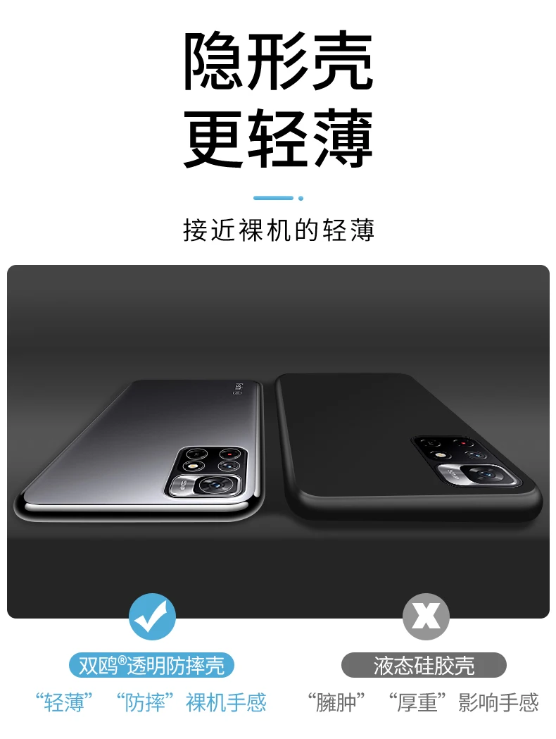 Transparent Phone Case for Redmi Note 11 Pro Plus 11T 11S 11E Soft Clear TPU Original Back Cover Note11 11Pro 5G Fundas Carcasas