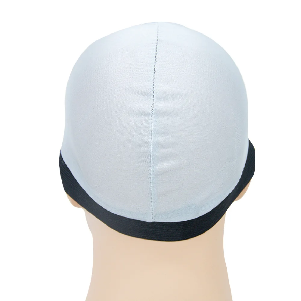 Solid Color Wave Caps With Durag for Men Headwear Soft Elastic Breathable Beanie Turban Cap Headwrap Bonnet Hair Accessories