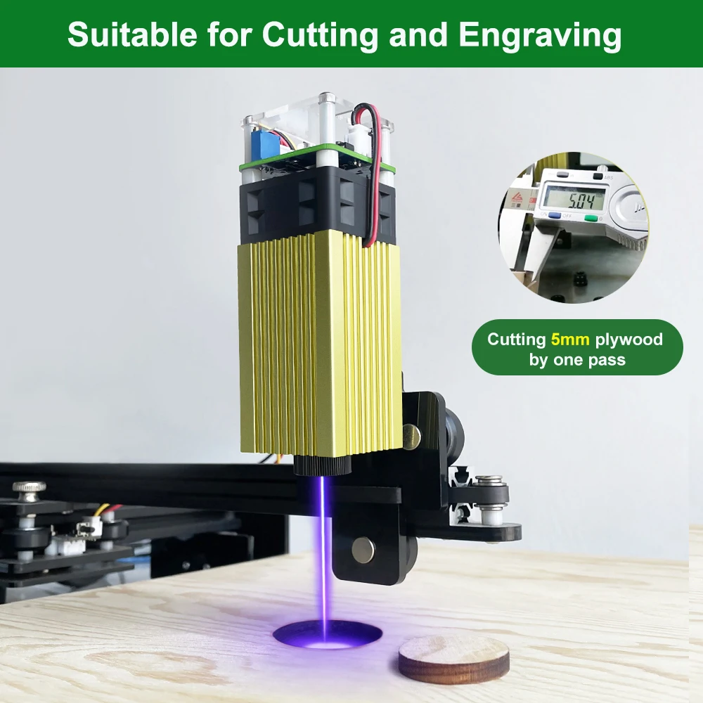 LASER TREE 20w 40W 80W Laser Module 450nm Laser Head Blue Laser for Cnc Laser Engraving Cutting Machine WoodWorking DIY Tools