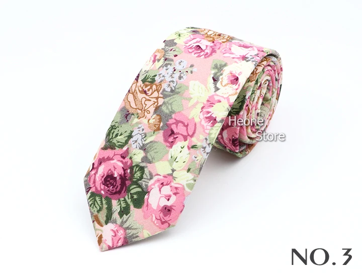 43 Styles 100% Cotton Men Floral Ties 6cm Narrow Slim Skinny Casual Suit Neckie For Wedding Party Shirt Accessories Cravat Gift