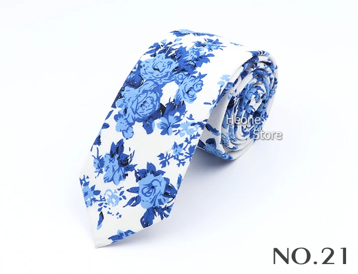 43 Styles 100% Cotton Men Floral Ties 6cm Narrow Slim Skinny Casual Suit Neckie For Wedding Party Shirt Accessories Cravat Gift