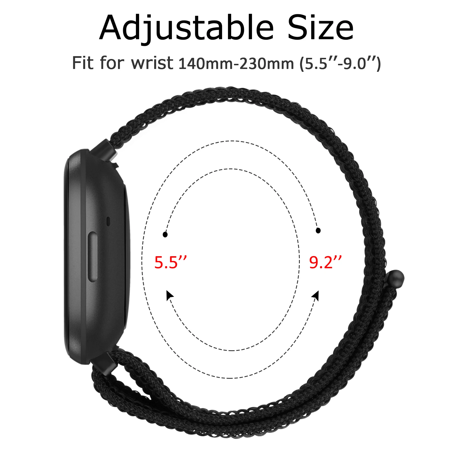 Nylon Strap for Fitbit Versa3 Lite Versa 2 Band Smart Watch Replacement Watchbands Correa Loop Bracelet Fitbit Versa 3 Sense Ban