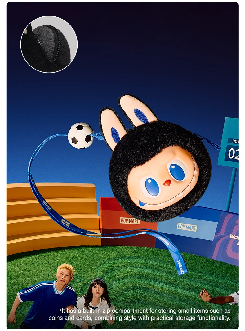 【EU】POP MART THE MONSTERS × FIFA SERIES-Vinyl Plush Pendant Blindbox Collectable Figure Cute Gift