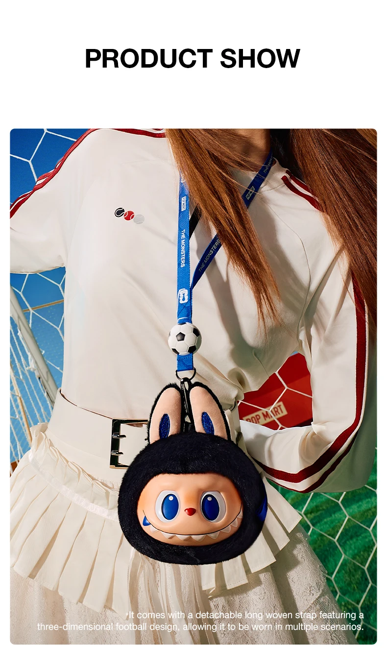 【EU】POP MART THE MONSTERS × FIFA SERIES-Vinyl Plush Pendant Blindbox Collectable Figure Cute Gift