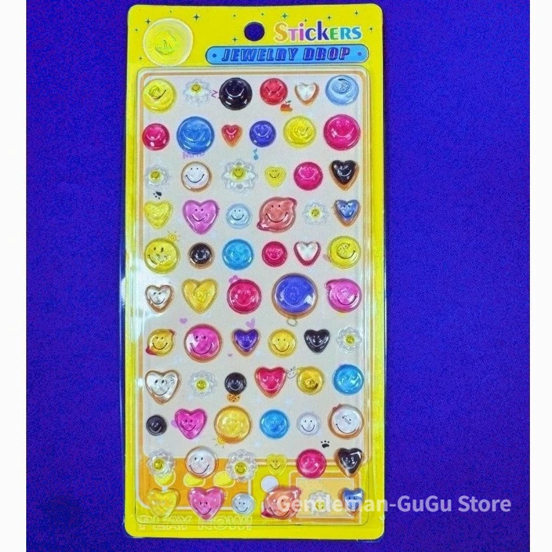 2026 New 3D Stickers of Loving Heart Smiley Face Strawberry Bear The Lion King Dalmatian and Dumbo, Cute Cartoon Style