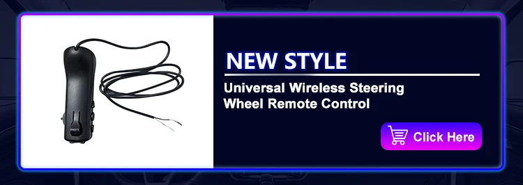 Universal Car Steering Wheel Buttons Multi-functional Remote Controller Car Audio GPS Navigation DVD Android Wired Control 5-Key
