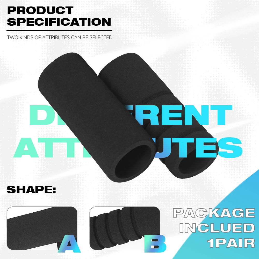 Universal 22mm Motorcycle Handlebar Foam Hand Grips Sponge Gloves Lever Cover Anti-slip Motocross Dirt Pit Bike Electric Scooter