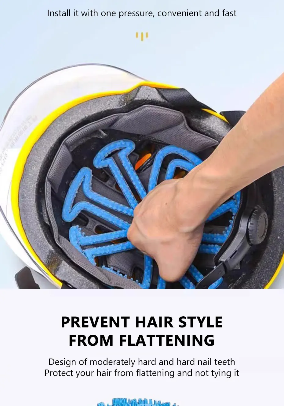 Motorcycle Helmet Liner Flexible Rubber Helmet Inner Pad Helmet Lining Protective Pad Motorcycle Helmet Liner Snowflake Appearan