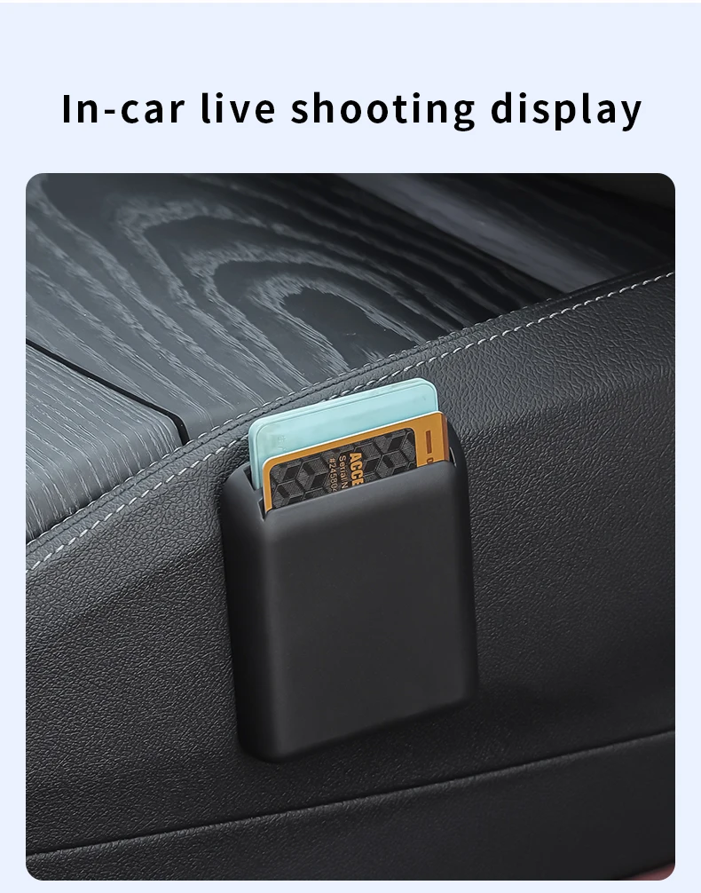 Multifunction Car Organizer Auto Seat Crevice Card Ticket Storage Box Bracket Stand Universal Car Accessories Interior Storage