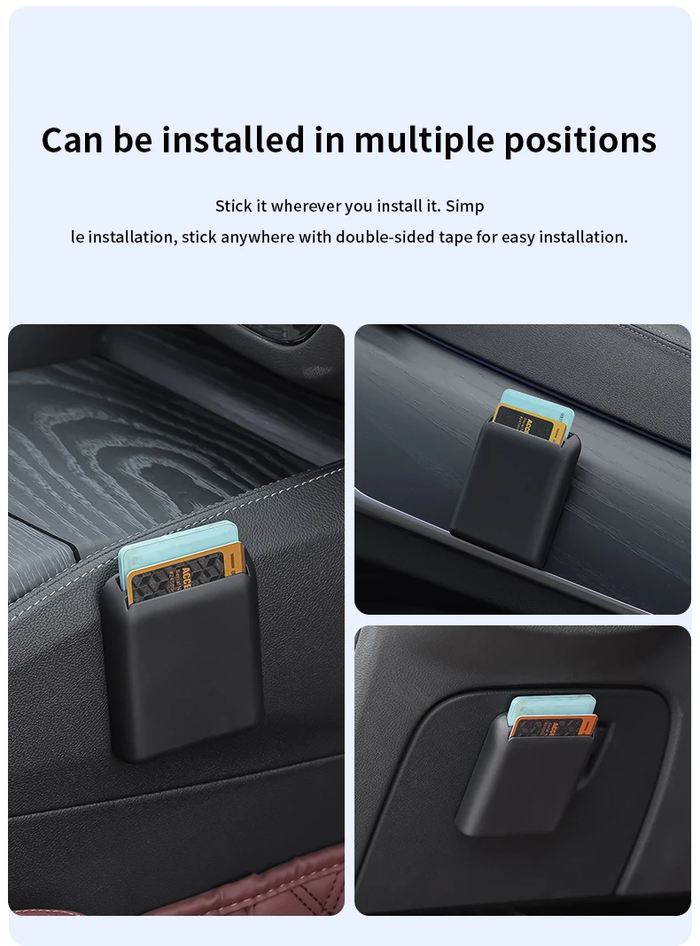 Multifunction Car Organizer Auto Seat Crevice Card Ticket Storage Box Bracket Stand Universal Car Accessories Interior Storage