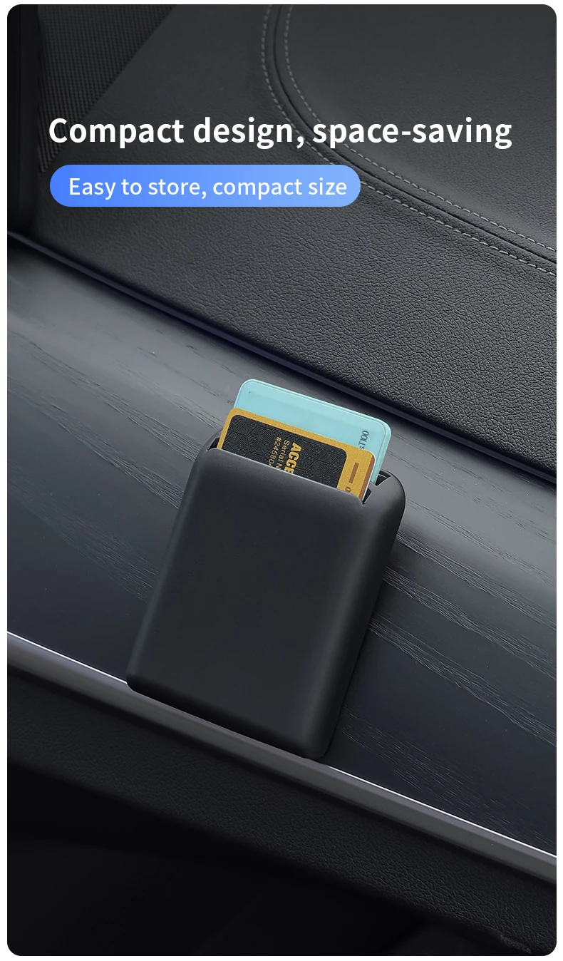 Multifunction Car Organizer Auto Seat Crevice Card Ticket Storage Box Bracket Stand Universal Car Accessories Interior Storage