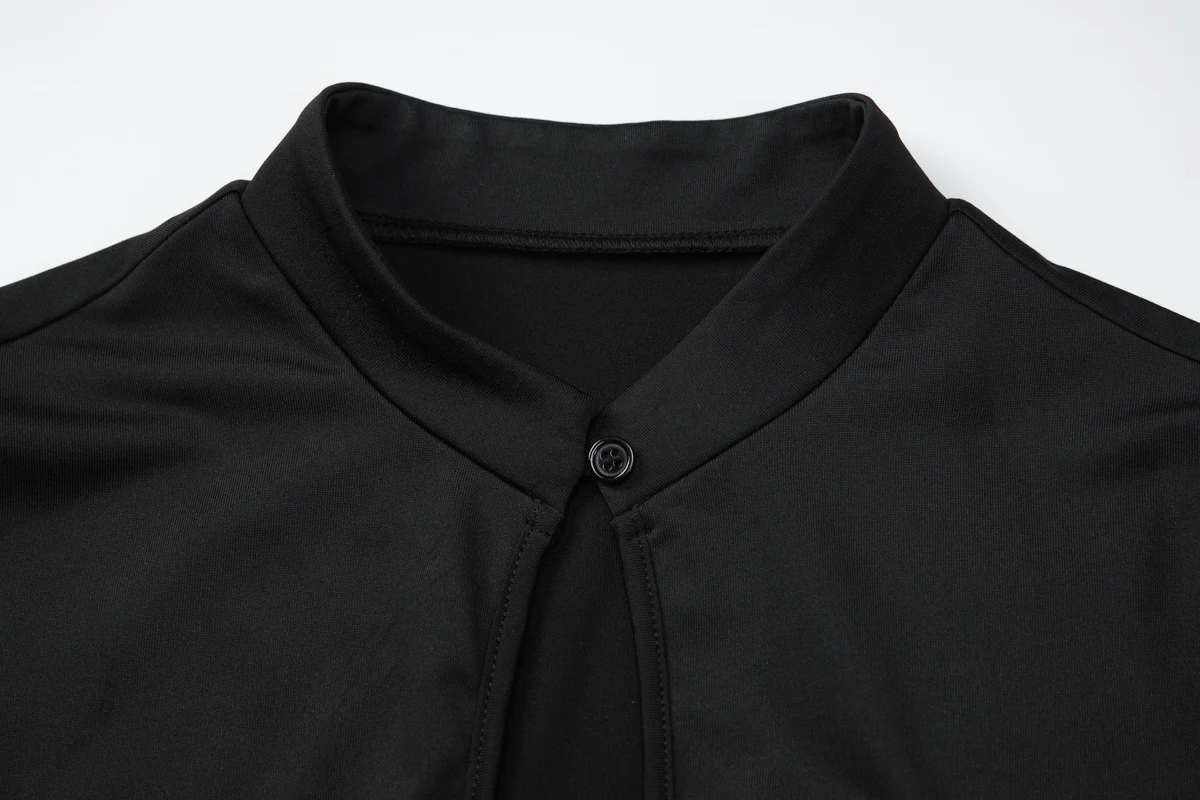 Dulzura Mandarin Collar Short Sleeve Chines Style Knot Button Hollow Out T-Shirt Fashion Causal Y2K Party Street Summer Clothes