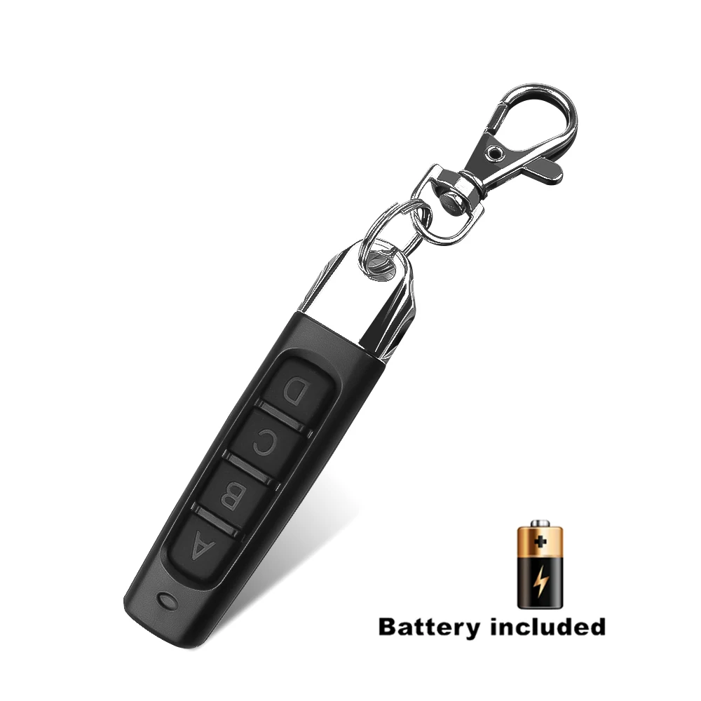 433MHz Universal Remote Control Door 4-key Copy Code Garage Cloning Electric Gate Remote Controller Duplicator Fob