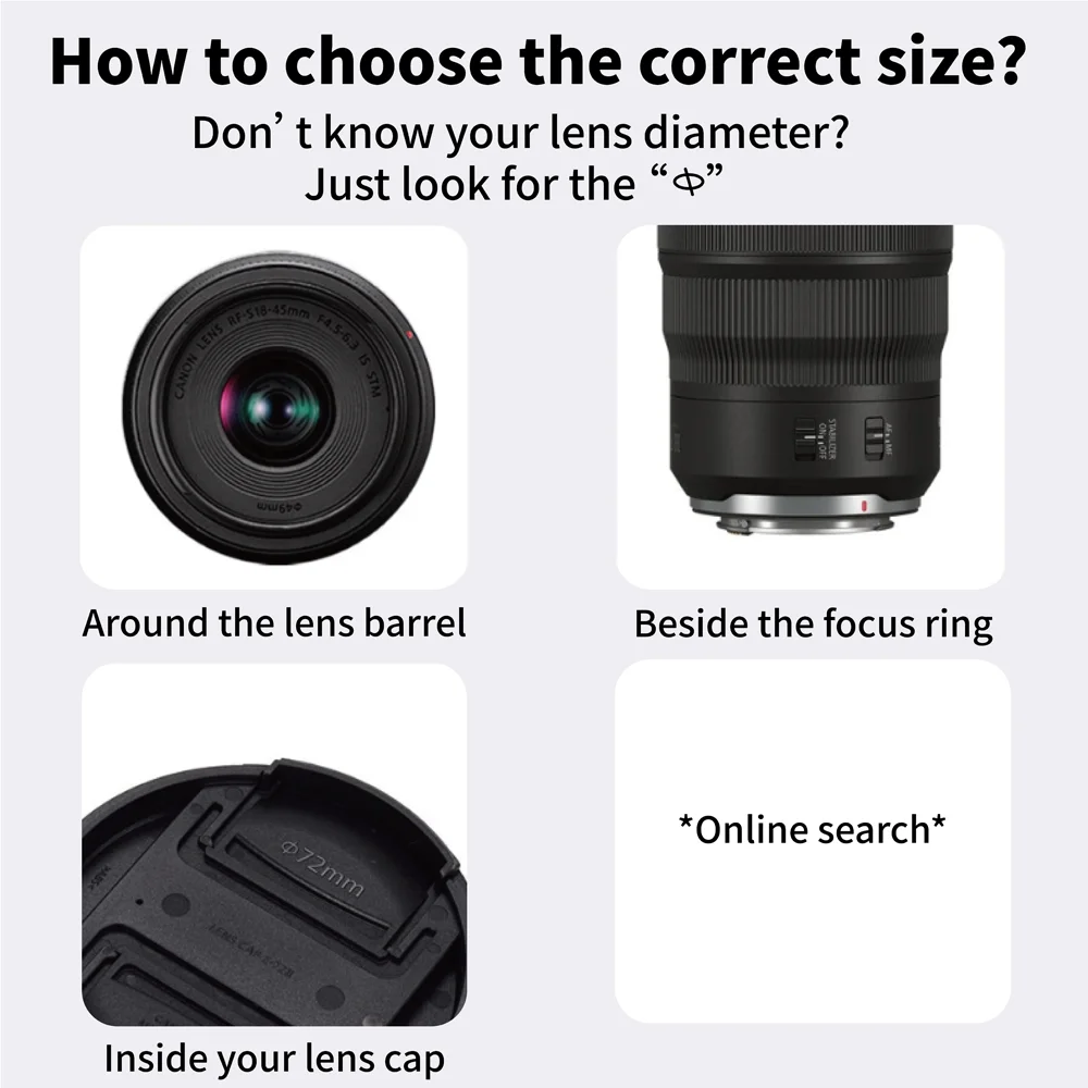 Black Mist 1/4 Black Soft Camera Lens Filters 49 52 55 58 62mm 67mm 72mm 77mm 82mm for Canon Nikon Sony Camera Lenses