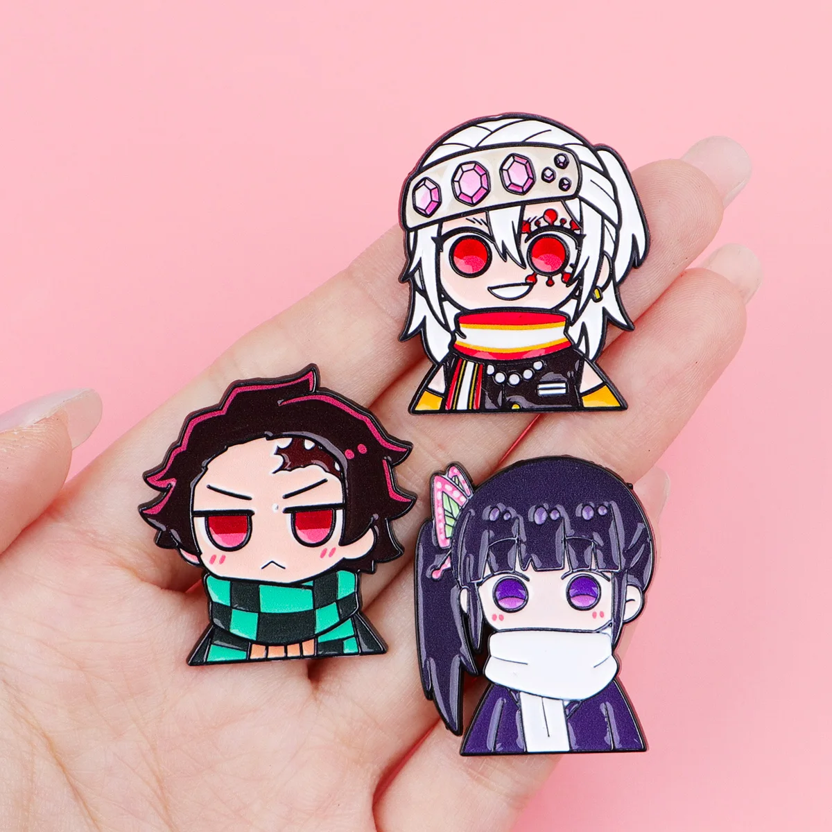 12pcs Anime Boys Girls Enamel Pin Cartoon Brooch For Coat Women's Brooches Fashion Lapel Badges Jewelry Gift for Friends