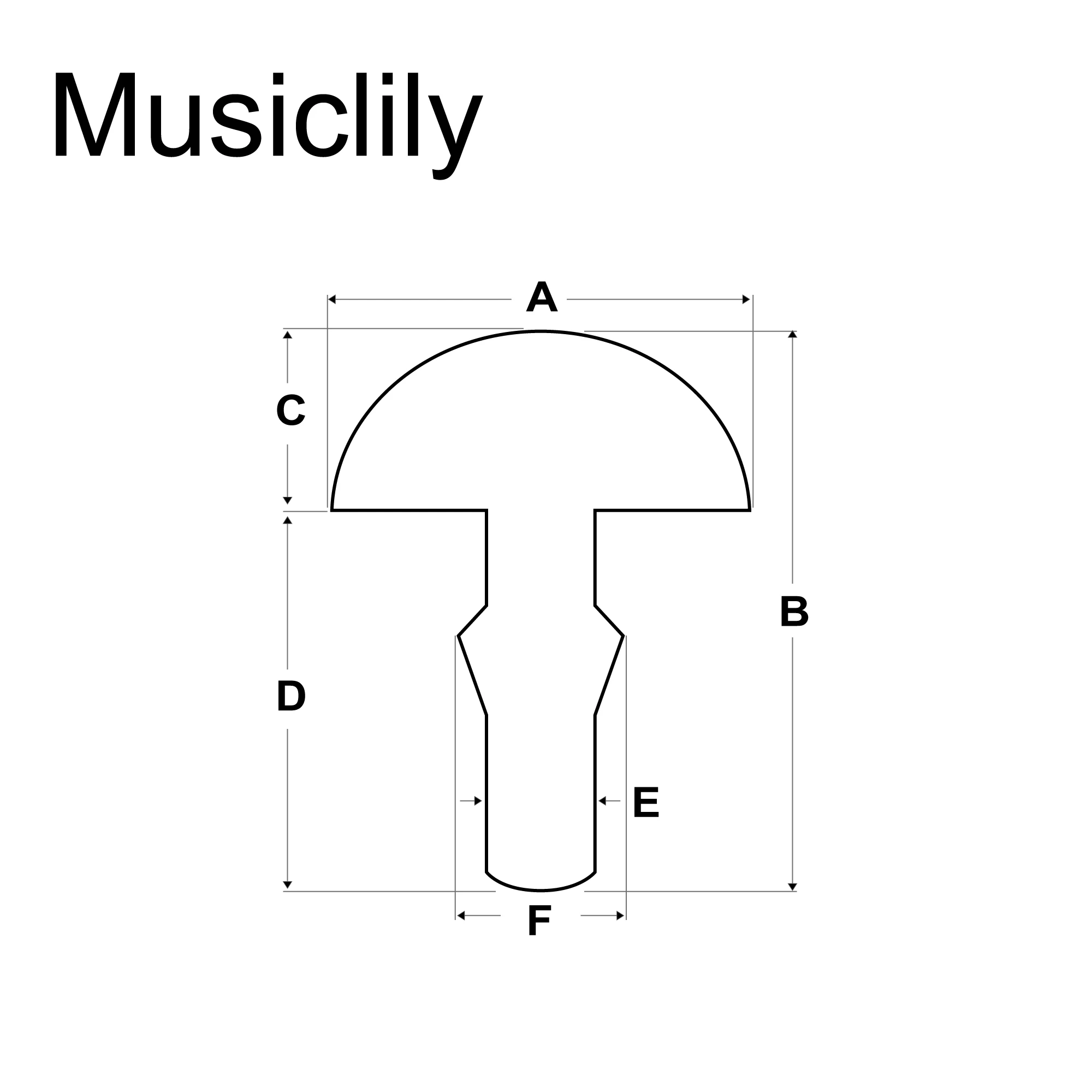 Musiclily Basic Stainless Steel 2.9mm 24 Frets Guitar Jumbo Fret Wire Set, Chrome