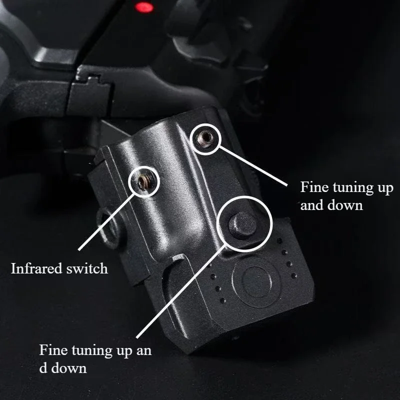 High Precision Adjustable LG02 Infrared Red Laser 20mm Rail Mount L3-g Nylon Portable Tactical Sight