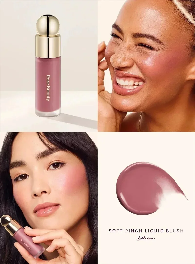 Rare Beauty Contour Stick 3-in-1 Liquid Blush Eyes Cheek Blusher Waterproof Moisturizing Face Contour Shadow Liquid Plump Makeup