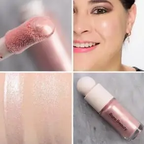 Rare Beauty Original 3D Face Contour Liquid Bronzer Shade Smooth Highlighter Mirror Lasting Natural Waterproof Brighten Makeup