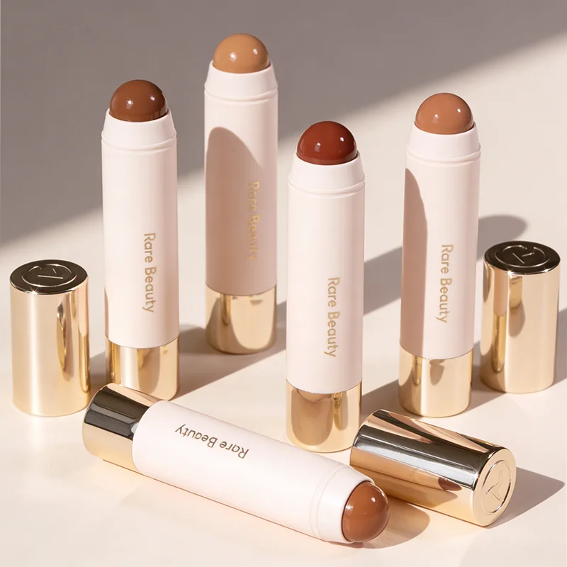 Rare Beauty Original 3D Face Contour Liquid Bronzer Shade Smooth Highlighter Mirror Lasting Natural Waterproof Brighten Makeup
