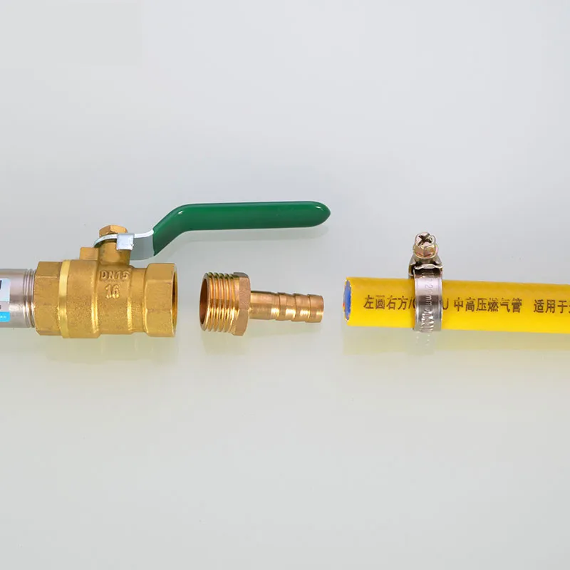 Pagoda connector 6 8 10 12 14 16 19mm hose barb connector hose tail thread 3/4 BSP thread PC Male brass water pipe fittings