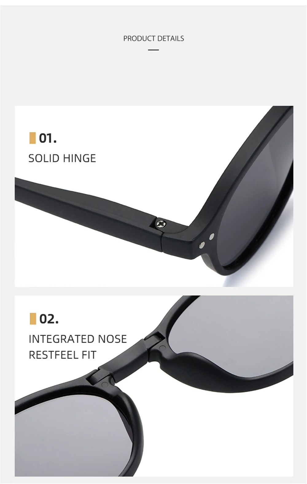 VIVIBEE Women Square Folding Sunglasses 2026 Trending Product Black UV400 Spring Hinge Eyewear Men Retro Mirror Red Sun Glasses