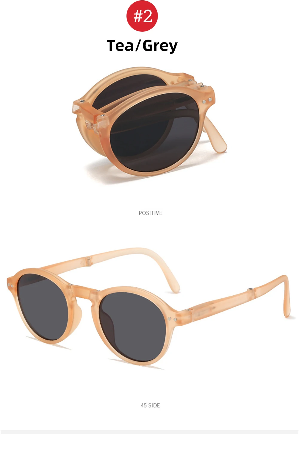 VIVIBEE Women Square Folding Sunglasses 2026 Trending Product Black UV400 Spring Hinge Eyewear Men Retro Mirror Red Sun Glasses