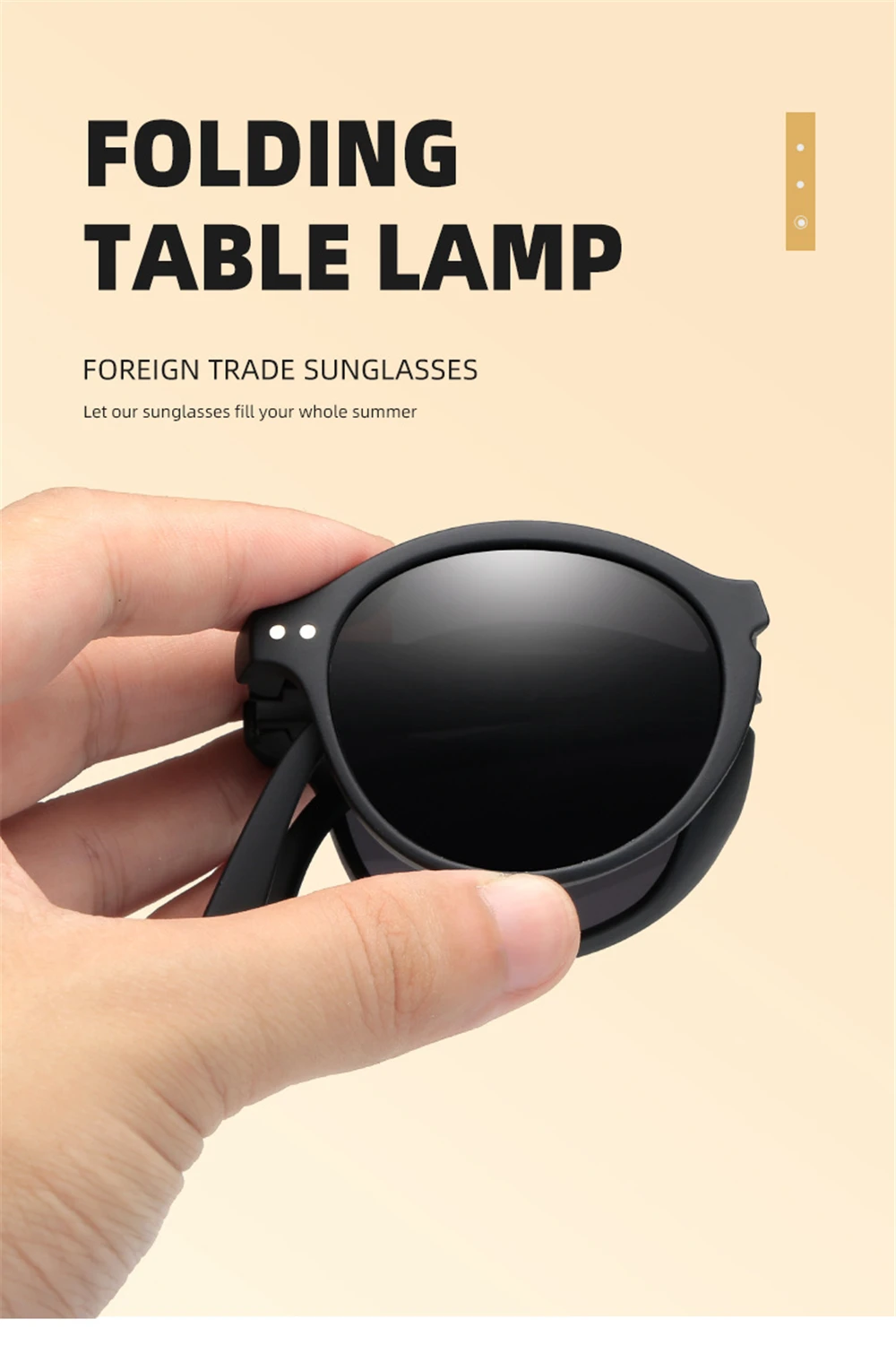 VIVIBEE Women Square Folding Sunglasses 2026 Trending Product Black UV400 Spring Hinge Eyewear Men Retro Mirror Red Sun Glasses