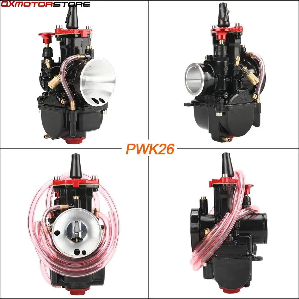 Universal PWK Carburetor 21 24 26 28 30 32 34 2T 4T 70cc to 350cc Motorcycle With Power Jet For Yamaha For Mikuni Koso ATV