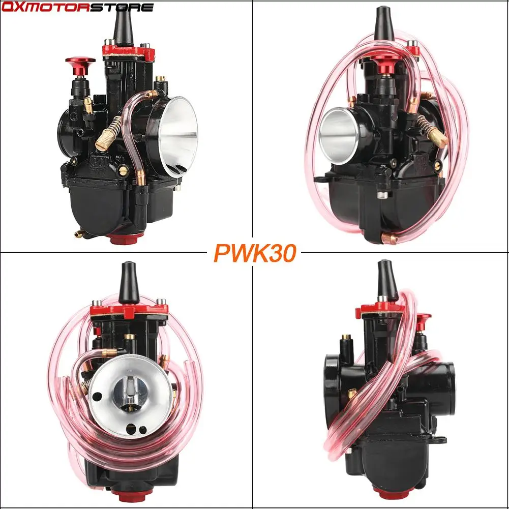 Universal PWK Carburetor 21 24 26 28 30 32 34 2T 4T 70cc to 350cc Motorcycle With Power Jet For Yamaha For Mikuni Koso ATV