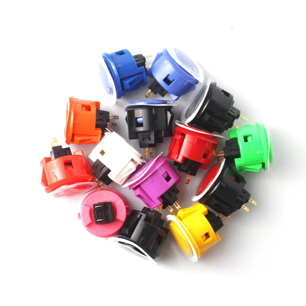 Original Japan SANWA OBSF 30mm Push Button Arcade Game Switch DIY Joystick PC PS3 XBOX Nintendo MAME raspberry pi replacement