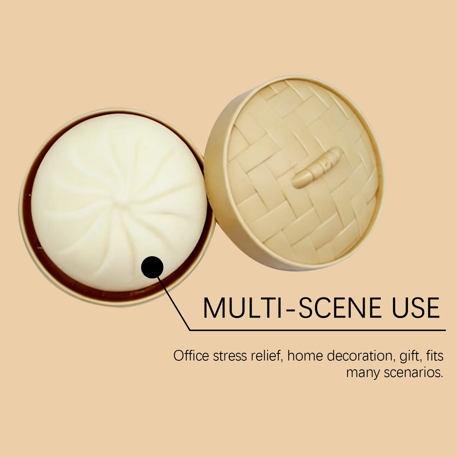 1PCS Glitter Dumpling Pressure Ball Slow Rebound Soft Pinch Decompression Office Home Decorat Children Adults Birthday Gifts