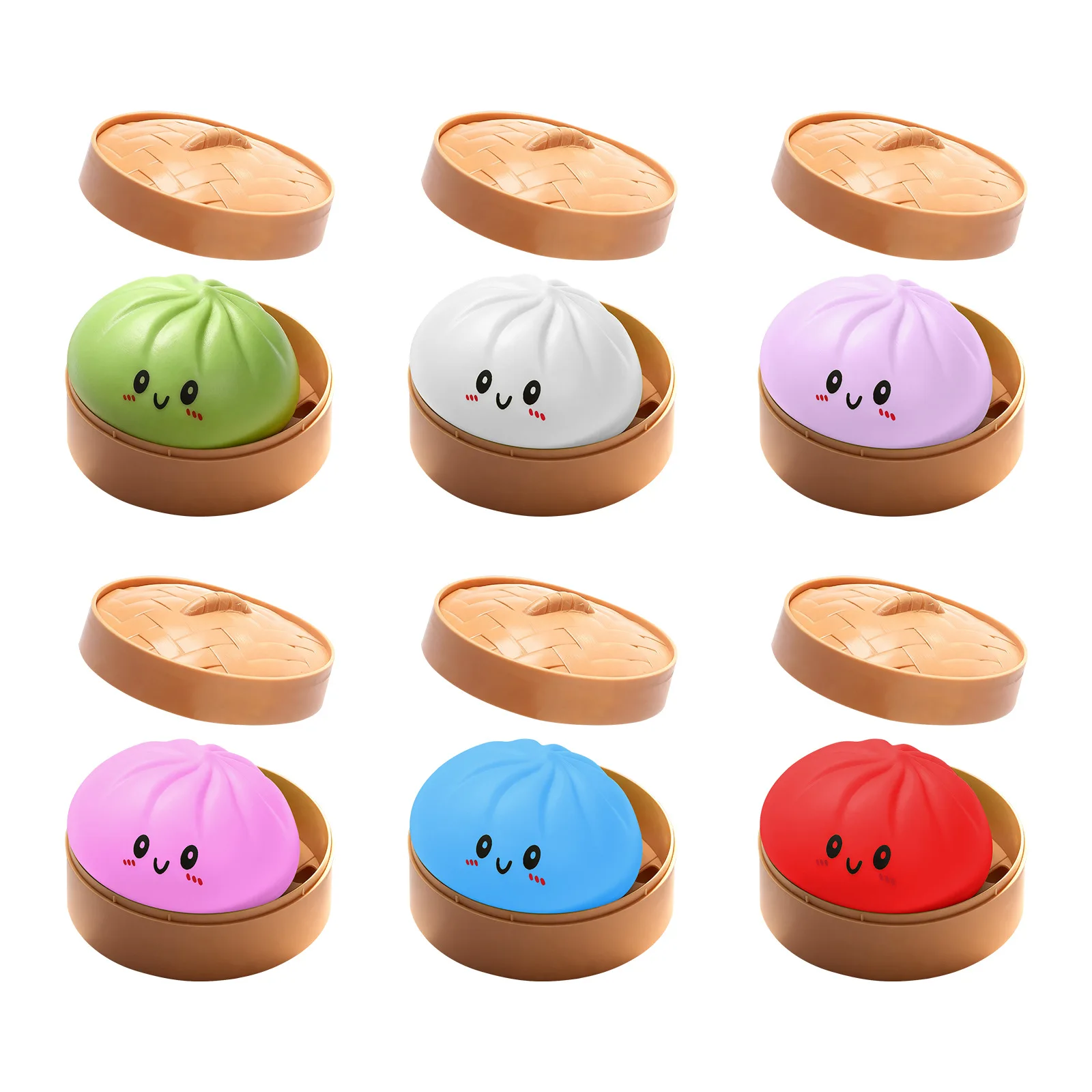 1PCS Glitter Dumpling Pressure Ball Slow Rebound Soft Pinch Decompression Office Home Decorat Children Adults Birthday Gifts