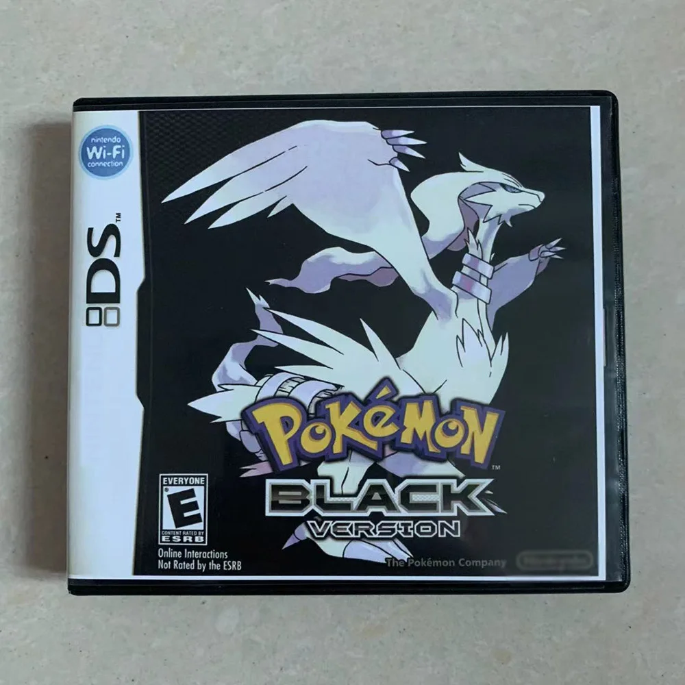 Pokémon NDS Game Card 3DS 2DS DS Card SoulSilver HeartGold Platinum Game Card Pokémon Game Card BLACK Collecting Hobbies Gifts