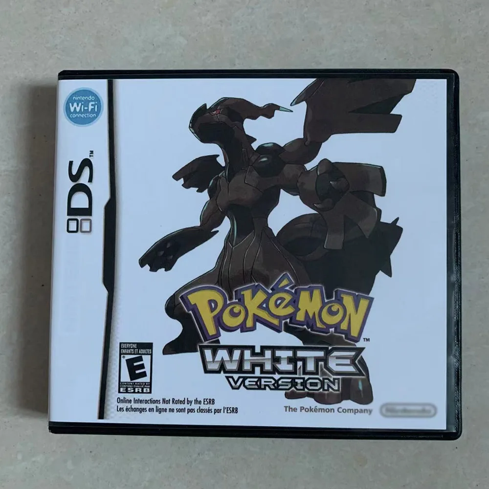 Pokémon NDS Game Card 3DS 2DS DS Card SoulSilver HeartGold Platinum Game Card Pokémon Game Card BLACK Collecting Hobbies Gifts