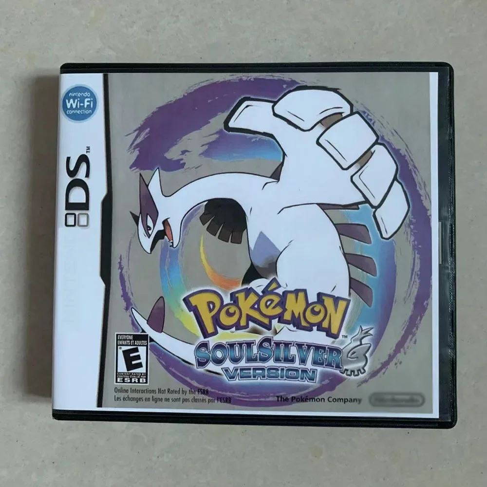 Pokémon NDS Game Card 3DS 2DS DS Card SoulSilver HeartGold Platinum Game Card Pokémon Game Card BLACK Collecting Hobbies Gifts
