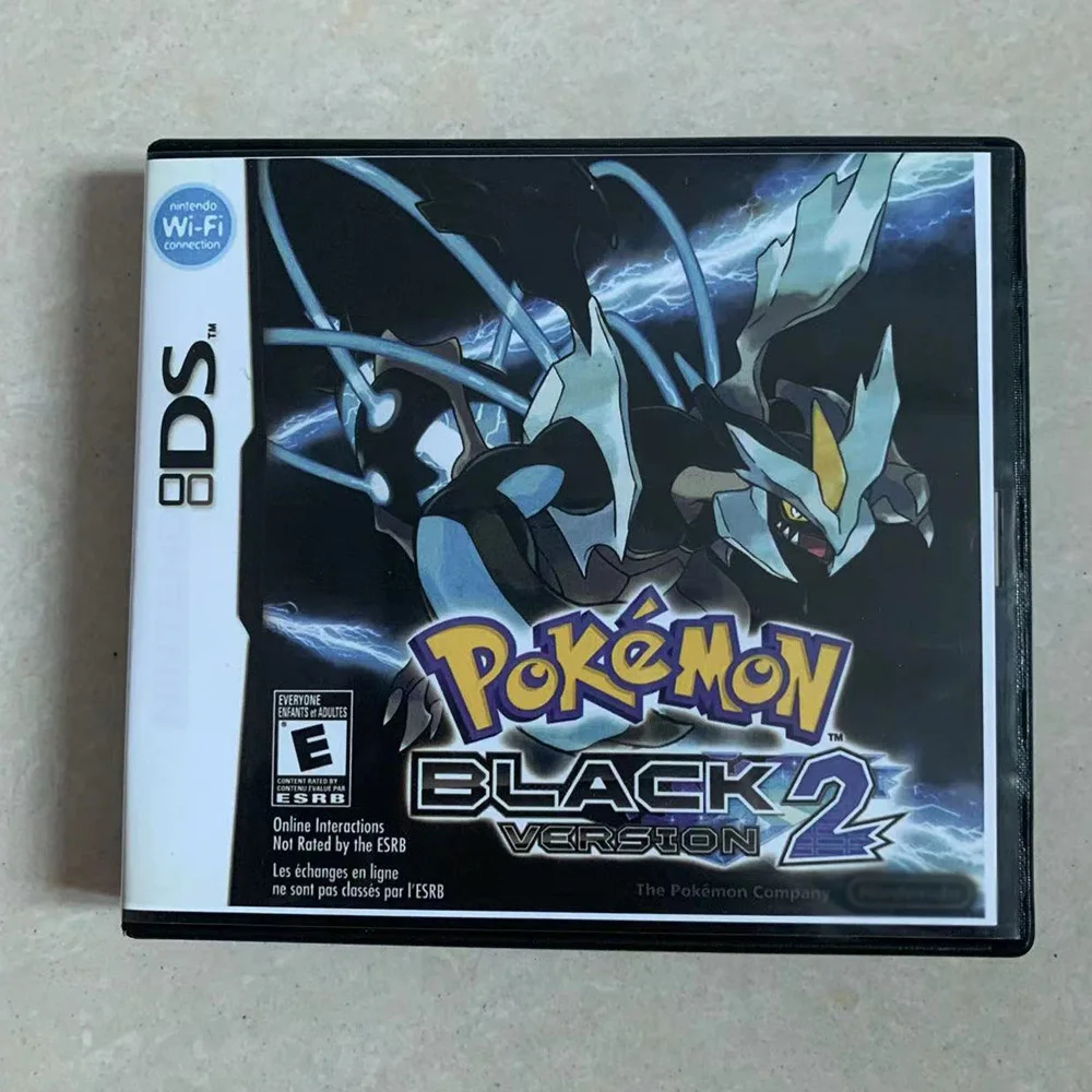 Pokémon NDS Game Card 3DS 2DS DS Card SoulSilver HeartGold Platinum Game Card Pokémon Game Card BLACK Collecting Hobbies Gifts