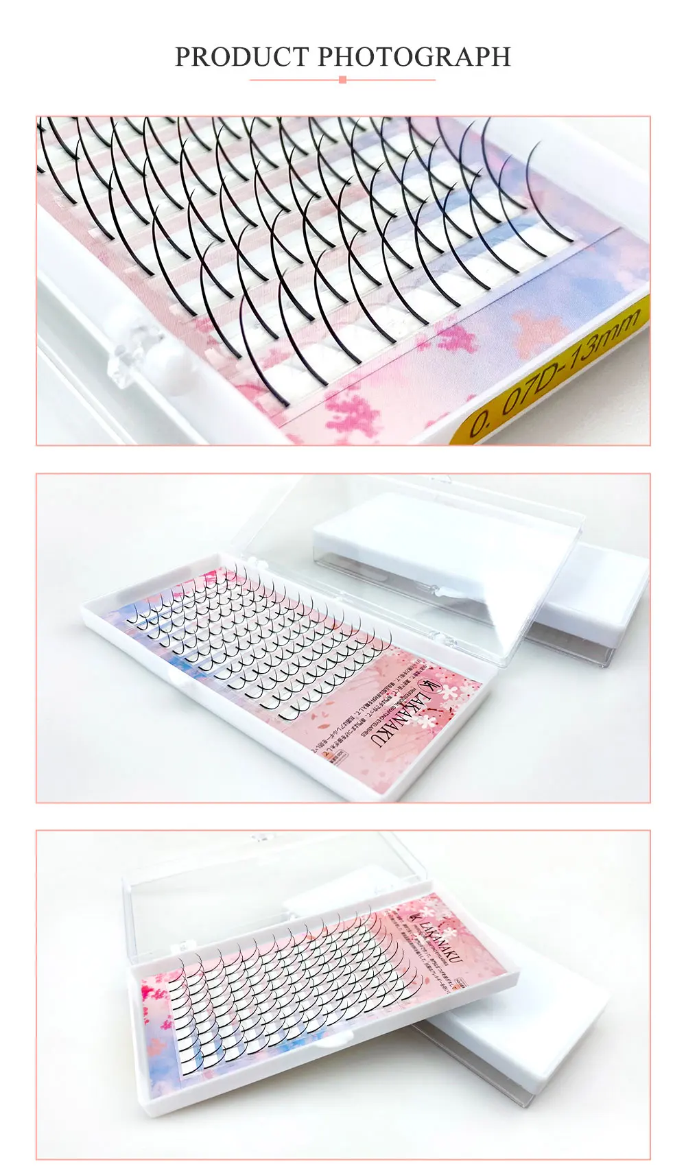 120Fans Premade Spikes Lashes Extensions I Shape Lashes Tary Fluffy Individual Eyelashes 8-18mm All Size Eyelash Vendor