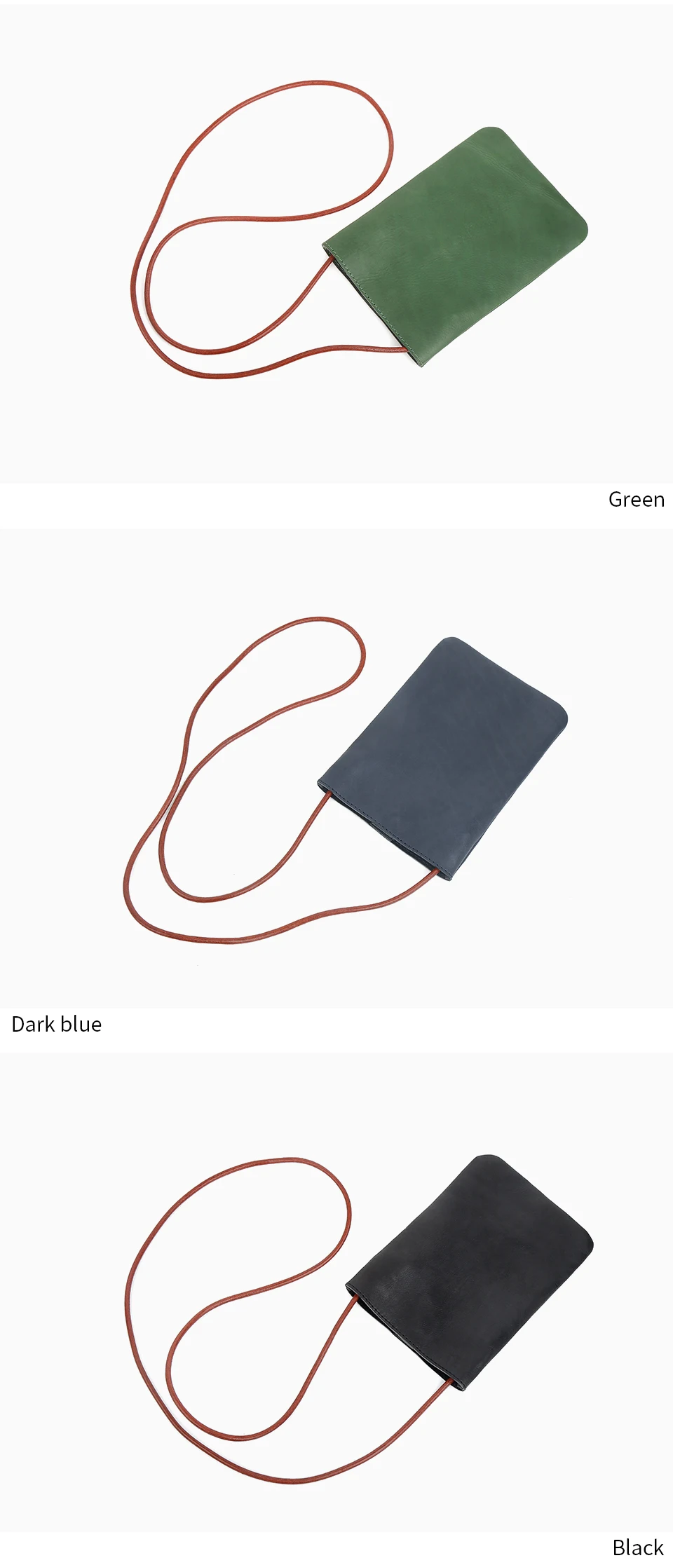 JOGUJOS Genuine Leather Women Shoulder Crossbody Bags Small Handbag Ladies CellPhone Bag Simple Style Messenger Bag Phone Pouch
