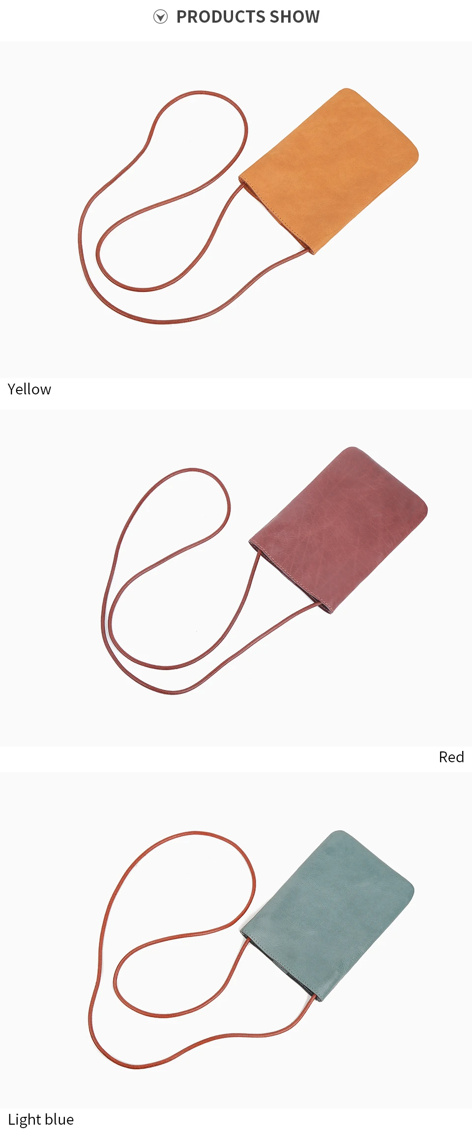 JOGUJOS Genuine Leather Women Shoulder Crossbody Bags Small Handbag Ladies CellPhone Bag Simple Style Messenger Bag Phone Pouch