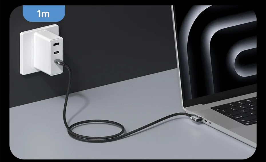 Hagibis USB C to USB C Right Angle Cable 240W 90 Degree Type C Car Fast Charging Cable 80Gbps for Thunderbolt 5 iPhone Macbook