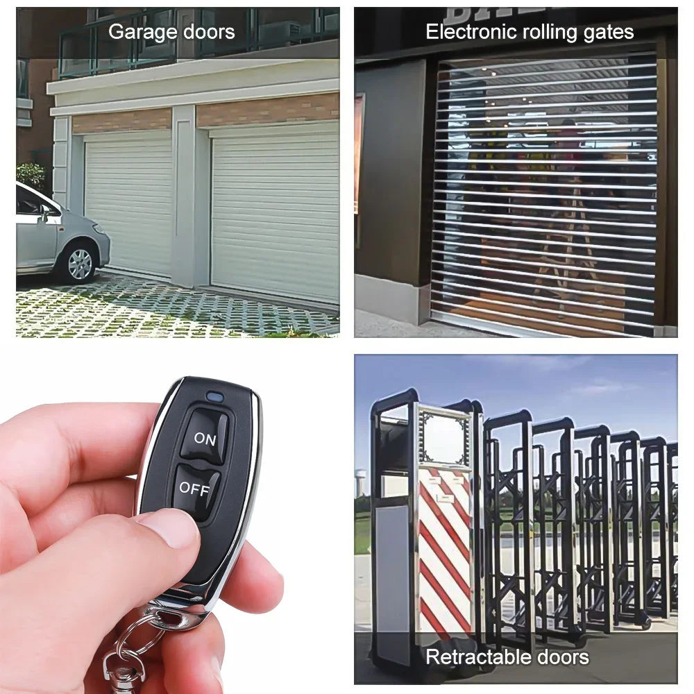 433mHz Remote Control AC 220V Wireless RF Controer For Electric Gate Garage Door Opener Homel