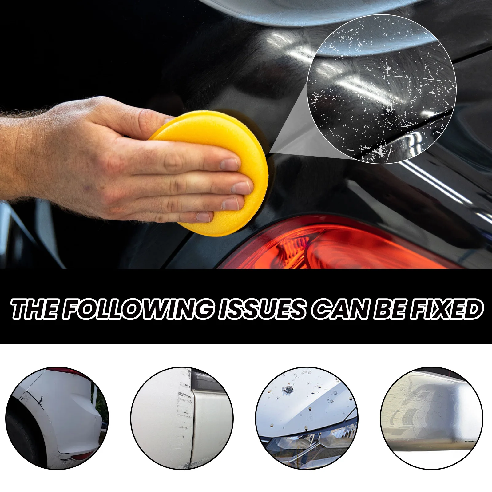 Car Scratch Remover Paint Care Tools Auto Swirl Remover Scratch Repair Polishing Body Compound Anti Scratch Wax Easy To Use