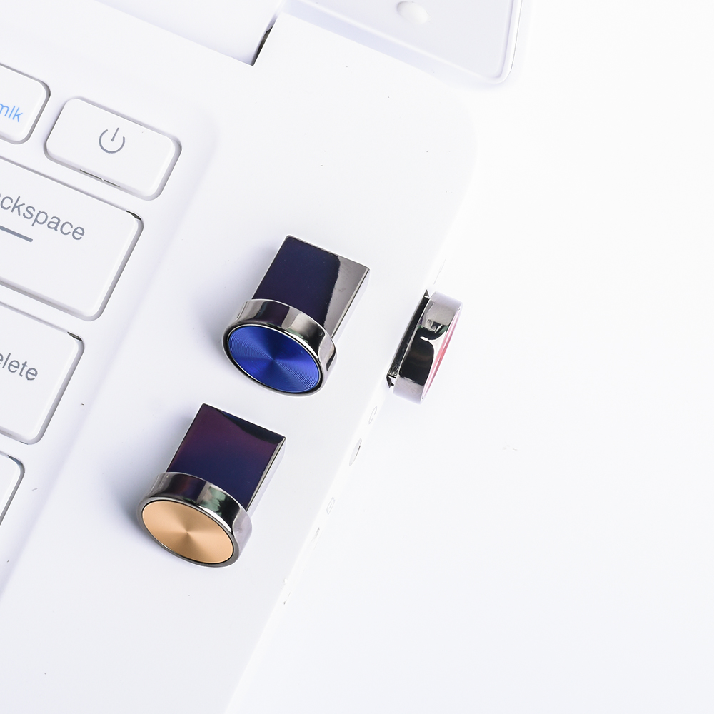 Waterproof USB Stick Fashion TYPE-C Mini Metal button USB Flash Drive Mobile storage disk 64GB Pen drive personal memory stick