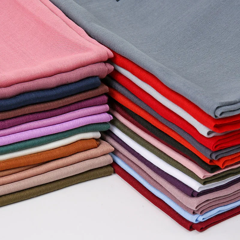 Fashion women scarf thin shawls Solid Color Women Scarf Winter Hijabs Tassels Long Cashmere Like Pashmina Hijabs Scarves Wraps